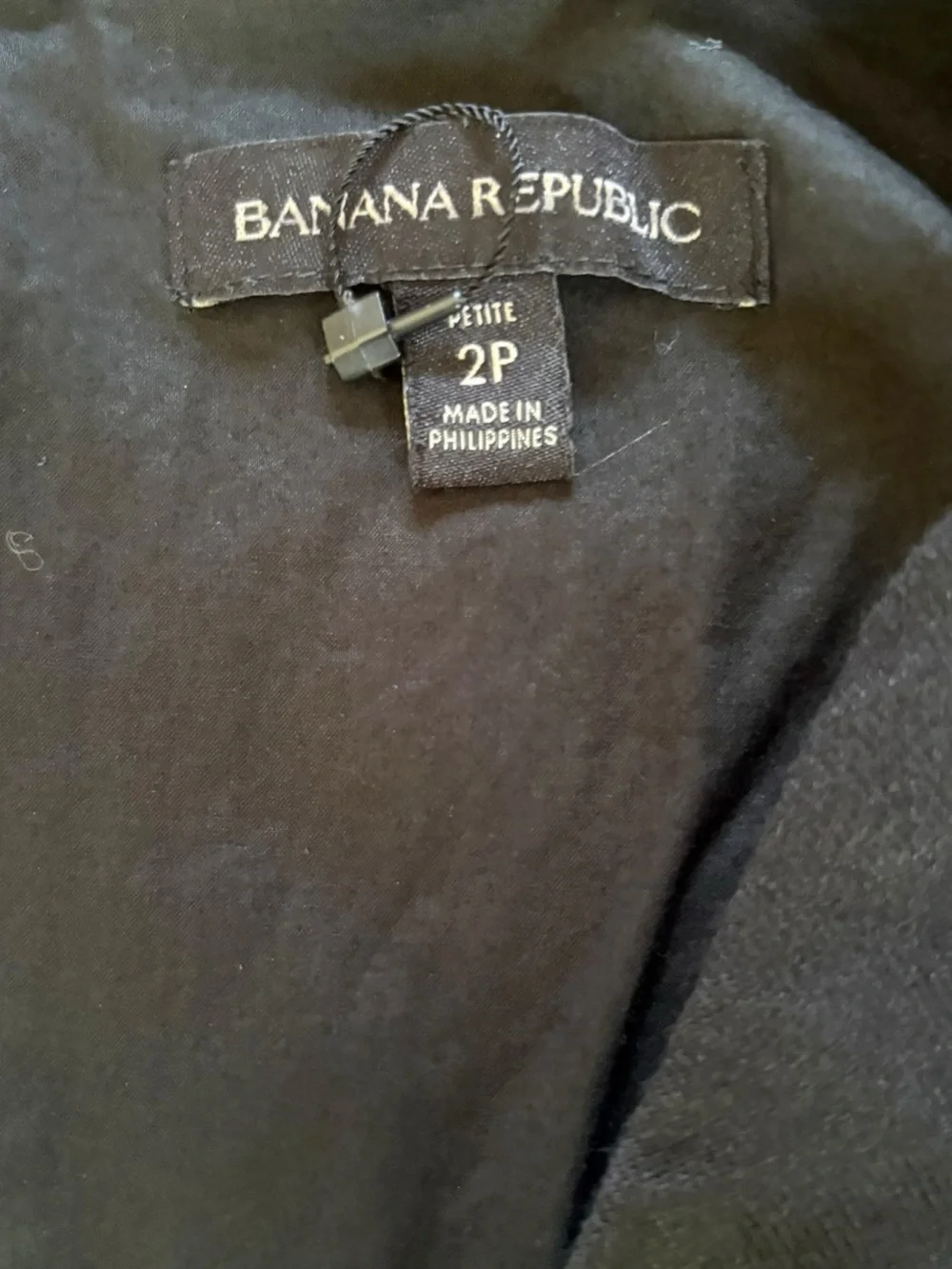 Banana Republic Black Linen Cotton Blend Romper Womens Size 2 Petite